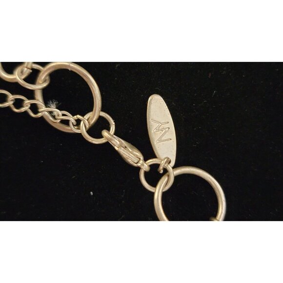 Signed NY & Co Costume Jewelry Chunky Gold Tone Metal Chain 40" Necklace - Picture 2 of 3